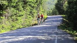 Riding through the forests just beyond Skiple, 16.2 miles into the ride